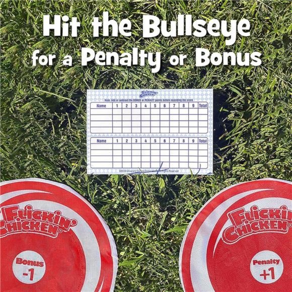 University Games | Flickin Chicken Indoor Outdoor Target Toss Game,for 2 or More - Picture 6 of 6